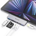 Multi-Port USB-C HUB 6w1 4K HDMI Hommie do iPada Pro widok zastosowania