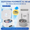 Myjka ultradźwiękowa 340 ml z lampą UV – urządzenie czyszczące – zdjęcie 2