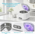 Myjka ultradźwiękowa 340 ml z lampą UV – urządzenie czyszczące – zdjęcie 7