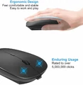 Mysz bezprzewodowa przenośna optyczna iDudu Slim USB widok cechy