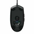 Mysz dla graczy Logitech G203 PRODIGY GAMING 6000 DPI USB RGB widok od spodu
