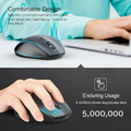 Myszka mysz bezprzewodowa ergonomiczna TeckNet M002 USB widok cechy