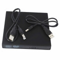 Napęd CD-R/RW/DVD-ROM Nagrywarka Zewnętrzna USB widok z kablami