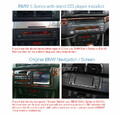 Nawigacja dvd radio BMW E39 E38 E53 widok w samochodzie