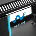 Netberg BASIC Szafa Rack 19'' 9U wisząca 60x40x46,3 cm, czarna – zdjęcie 4