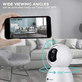 Niania elektroniczna IP Houzetek 1080P kamera WiFi widok zakresu ruchu.