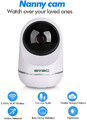 Niania elektroniczna IP SV3C PG207 1080P FHD widok cech