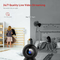 Niania elektroniczna IP Victure SC210 1080P FHD WiFi 4G czarna widok nocnej wizji
