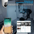 Niania elektroniczna IP Wansview Q6 WiFi 1080P widok ze smartfonu