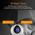 Niania elektroniczna SuperEye D1 WiFi IP 1080P FHD widok nocnej wizji