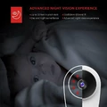 Niania elektroniczna wideo Victure Baby Monitor PC420 FHD widok podglądu w nocy
