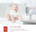 Niania elektroniczna wideo Victure Baby Monitor PC420 FHD widok słuchania dziecka