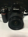 Nikon D80 +obiektyw AF 28-80mm używany stan dobry widok z przodu obiektywu