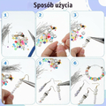Nogeqi szpilki jubilerskie z płaskim łebkiem 3–5 cm, 600 szt. – stal nierdzewna