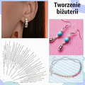 Nogeqi szpilki jubilerskie z płaskim łebkiem 3–5 cm, 600 szt. – stal nierdzewna