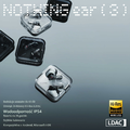 Nothing Ear (3) – bezprzewodowe słuchawki douszne ANC, LDAC, IP54, czarne – zdjęcie 4