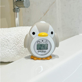 Nuby termometr do kąpieli pingwin z wyświetlaczem LCD – szary, od 0 miesięcy
