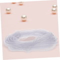 NUOBESTY siatka jubilerska rurkowa 8 mm, 3 rolki – elastyczna, szara