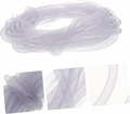 NUOBESTY siatka jubilerska rurkowa 8 mm, 3 rolki – elastyczna, szara