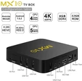 Odtwarzacz multimedialny tuner TV Box MX10 4K 4/32GB widok cech