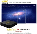 Odtwarzacz multimedialny tuner TV Box MX10 4K 4/32GB widok rozdzielczości