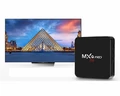 Odtwarzacz multimedialny tuner TV box MXQ PRO 4K Android 7.1.2 bez pilota widok z telewizora