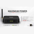 Odtwarzacz multimedialny tuner TV Box Tanix TX6 4/32GB widok z przodu