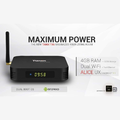 Odtwarzacz multimedialny tuner TV Box Tanix TX6 4/32GB widok z przodu