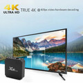 Odtwarzacz multimedialny tuner TV box ZhongOu X96 mini 4GB 32GB Android 7.1.2 widok z telewizorem