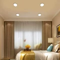 Okrągła lampa sufitowa LED Viugreum MA0009707 120 18W widok w pokoju