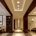 Okrągła lampa sufitowa LED Viugreum MA0009707 120 18W widok w salonie