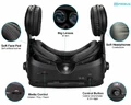 Okulary gogle VR Primus VA4 iPhone Android 6,2" ze słuchawkami widok cech