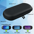 OSTENT Twarde etui EVA do Sony PSP 1000/2000/3000 - pokrowiec podróżny, czarny – zdjęcie 5