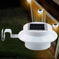 Oświetlenie ogrodzeniowe Minidiva Solar Zaun BLE0127-1-IY 3 LED widok w praktyce