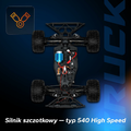 Overmax X-Hooligan – duży samochód RC 1:10, 35 km/h, 4WD, LED – zdjęcie 2