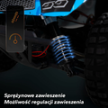 Overmax X-Hooligan – duży samochód RC 1:10, 35 km/h, 4WD, LED – zdjęcie 5