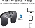 Page Flip Bluetooth Strich USB Page Turner kontroler do ładowania muzyki widok zastosowania