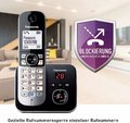 Panasonic KX-TG6824GA – telefon bezprzewodowy DECT, 4 słuchawki, sekretarka – zdjęcie 2