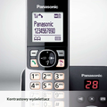 Panasonic KX-TG6824GA – telefon bezprzewodowy DECT, 4 słuchawki, sekretarka – zdjęcie 7