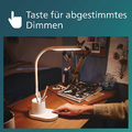 Philips Bucket DSK214 – lampka biurkowa LED, ściemnialna, USB – zdjęcie 4