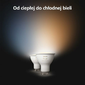 Philips Hue White Ambiance GU10 – żarówka LED inteligentna, zestaw 5 szt. – zdjęcie 3