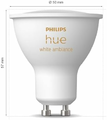 Philips Hue White Ambiance GU10 – żarówka LED inteligentna, zestaw 5 szt. – zdjęcie 8