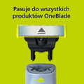 Philips OneBlade QP225/50 – ostrza do wrażliwej skóry, 2 szt. – zdjęcie 3