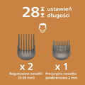 Philips Seria 9000 HC9721/15 – maszynka do strzyżenia z zestawem barberskim – zdjęcie 3
