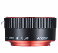 Pierścienie pośrednie adapter do Canon EOS EF EF-S 60D 7D 5D II 550D AF RED widok trzeciego pierścienia