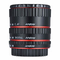 Pierścienie pośrednie Canon EF EF-S i IS Makro AutoFocus AF 31mm 21mm 13mm widok z przodu