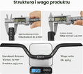 PLATT kierownica rowerowa MTB 25,4 mm – aluminiowa, podniesiona 70 mm – zdjęcie 3