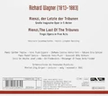 Płyta kompaktowa Richard Wagner Rienzi The Last Of The Tribunes CD widok z boku.
