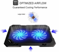 Podkładka chłodząca do laptopa TopMate TM-2 C302 10-15,6 widok działania
