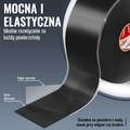 Poppstar Taśma silikonowa samowulkanizująca 11 m izolacyjna, czarna – zdjęcie 3